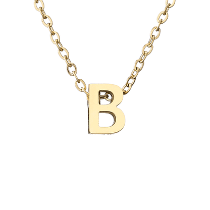 fashion letter stainless steel titanium steel plating necklace - Love Mi