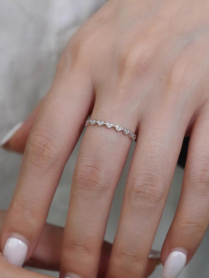 925 Sterling Silver Geometric Rings 925 Sterling Silver Rings - Love Mi