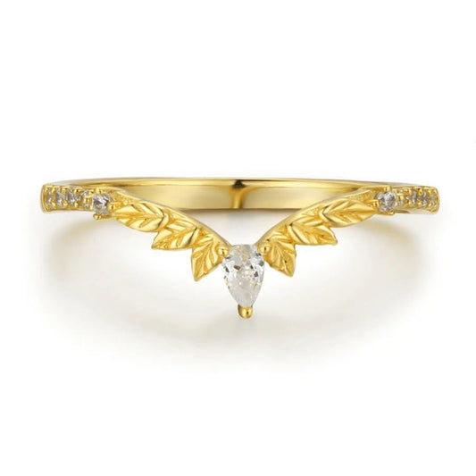 925 Sterling Silver Rhinestones Solid Color Rings - Love Mi
