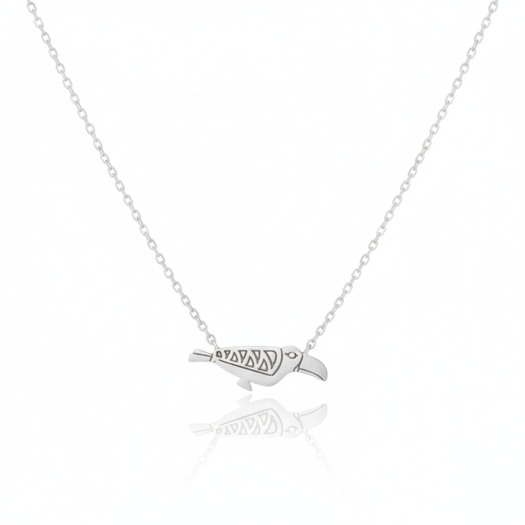 18K Gold Plated Toucan Pendant Necklace - Love Mi