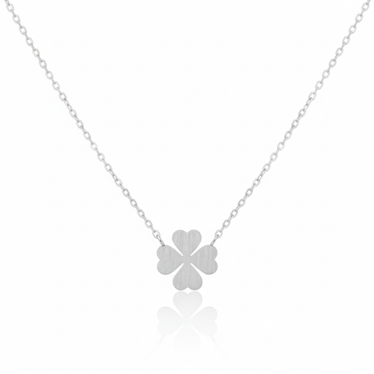 18K Gold Plated Mini Clover Pendant Necklace