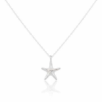 18K Gold Plated Starfish Pendant Necklace