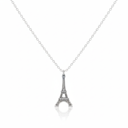 18K Gold Plated Eiffel Tower Pendant Necklace