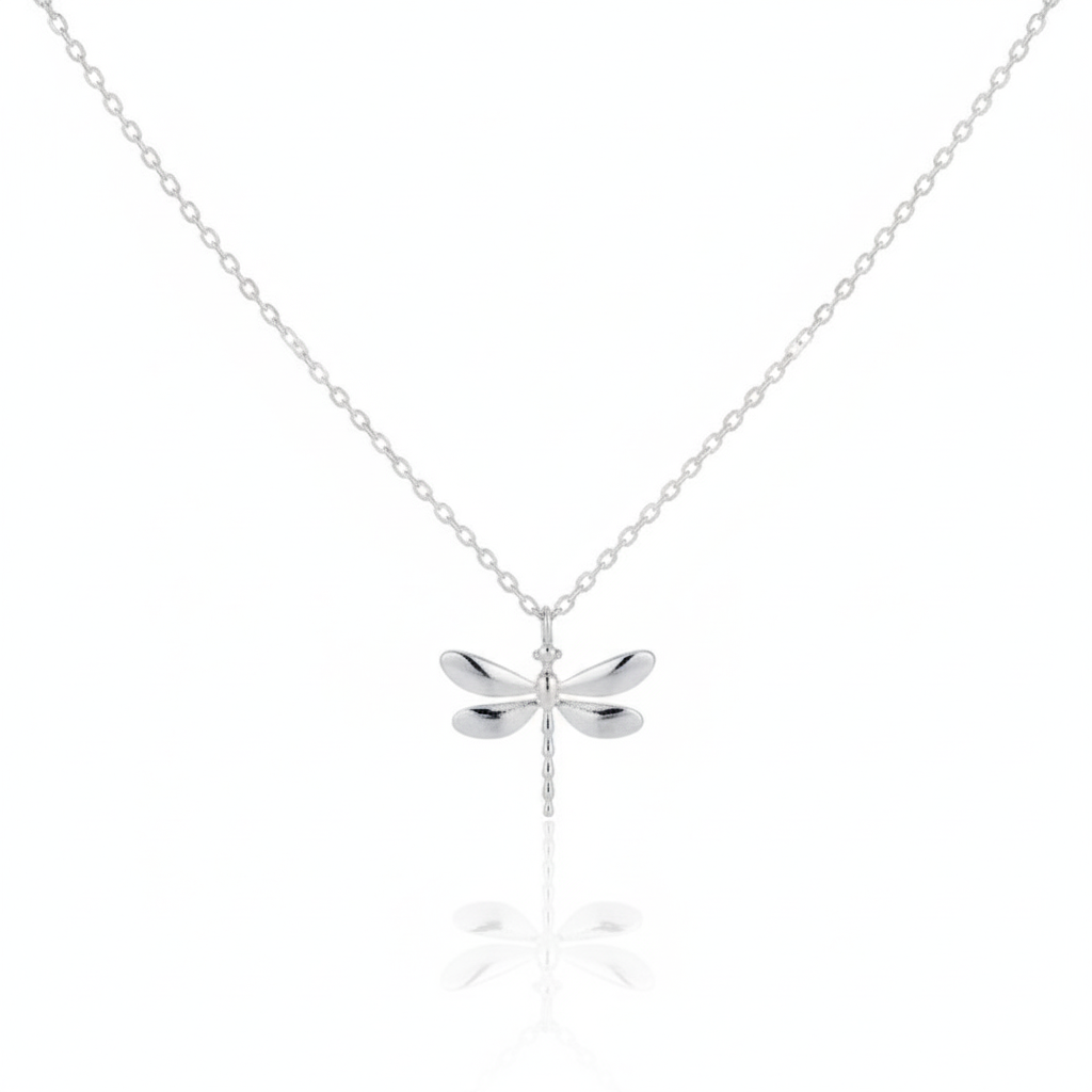 18K Gold Plated Dragonfly Pendant Necklace - Love Mi