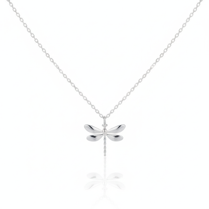 18K Gold Plated Dragonfly Pendant Necklace - Love Mi