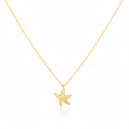 18K Gold Plated Star Pendant Necklace - Love Mi
