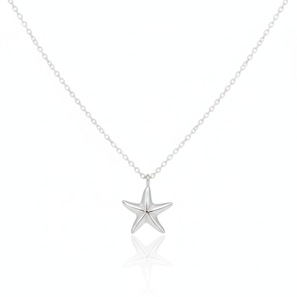 18K Gold Plated Star Pendant Necklace - Love Mi