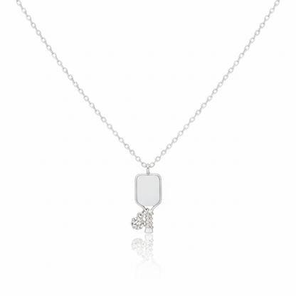 18K Gold Plated Pickle Ball Pendant Necklace - Love Mi