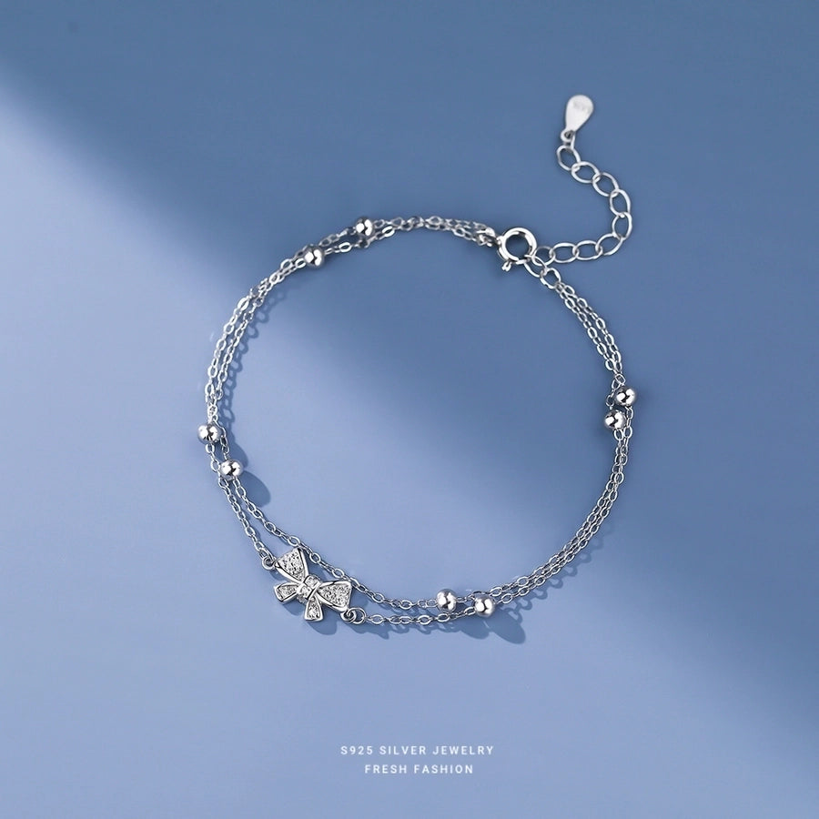 925 Sterling Silver Bracelets Elegant Princess Glam - Love Mi