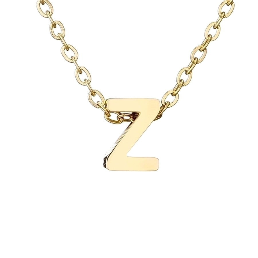 fashion letter stainless steel titanium steel plating necklace - Love Mi