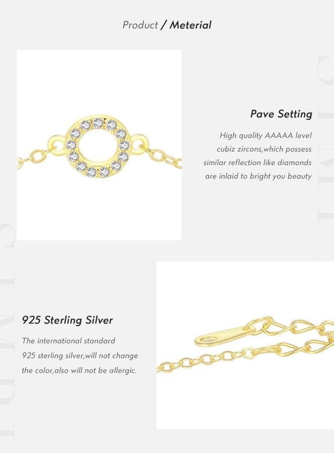 925 Sterling Silver Bracelets IG Style Simple Style - Love Mi