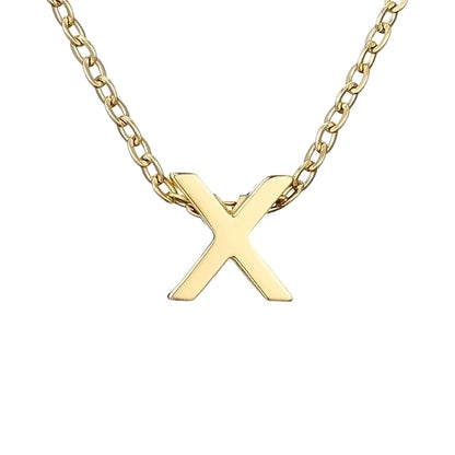 fashion letter stainless steel titanium steel plating necklace - Love Mi