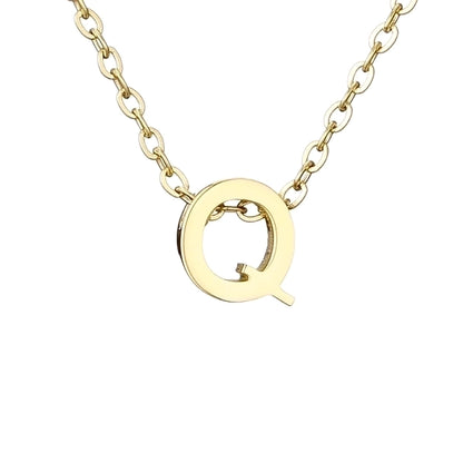 fashion letter stainless steel titanium steel plating necklace - Love Mi