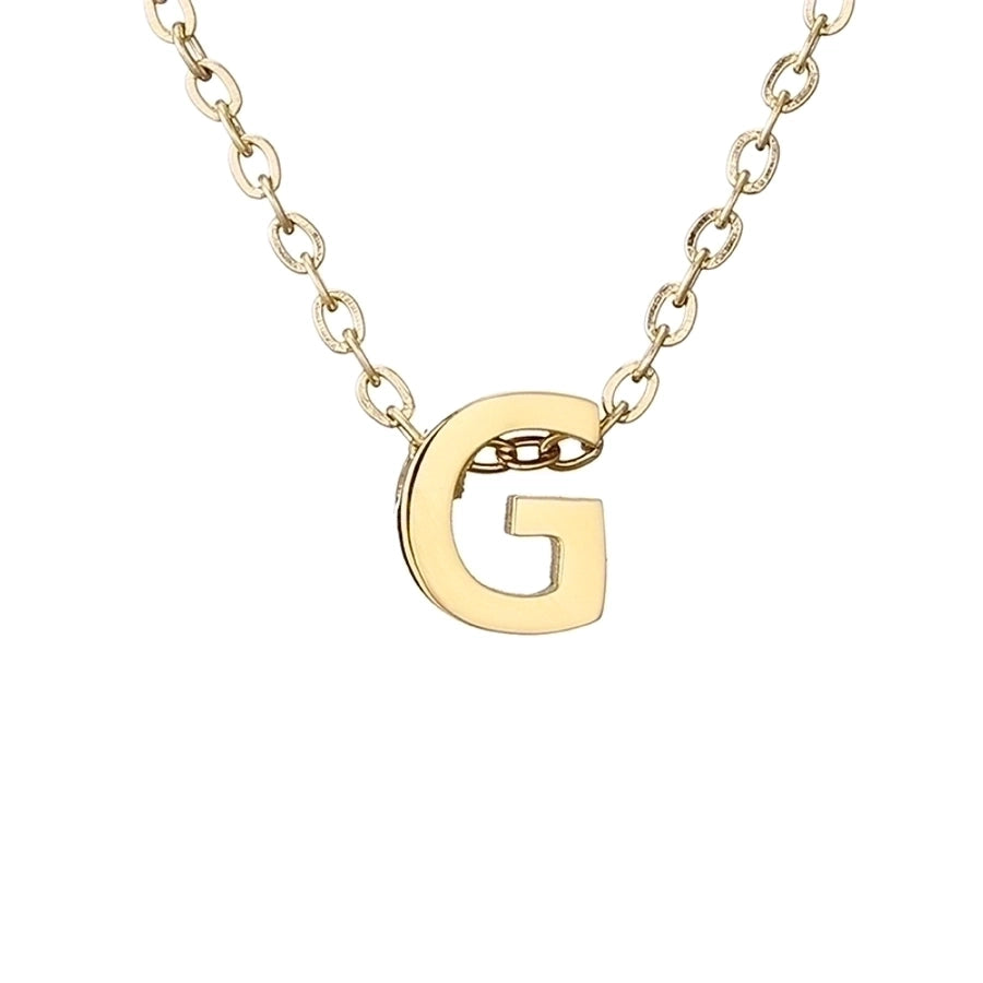 fashion letter stainless steel titanium steel plating necklace - Love Mi