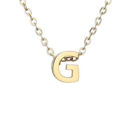 fashion letter stainless steel titanium steel plating necklace - Love Mi