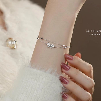 925 Sterling Silver Bracelets Elegant Princess Glam - Love Mi